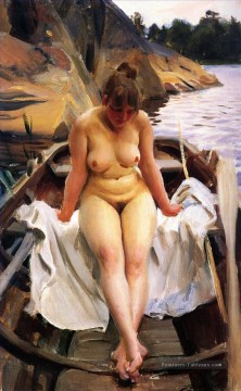Anders Zorn œuvres - I Werners Eka avant tout Suède Anders Zorn